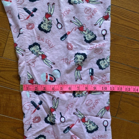 Betty Boop super cute and soft 100% cotton pj bottoms 2007 sz XL pink💗 - Picture 15 of 16